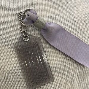 Coach poppy Gray and Lavender Key Holder